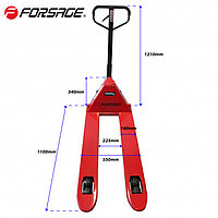 Тележка гидравлическая ручная Forsage F-AC3.0 3 т