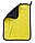 Двусторонняя салфетка из микрофибры для уборки авто и дома, 30х40см, плотность 800 гр/м.кв, желтая 557001, фото 2