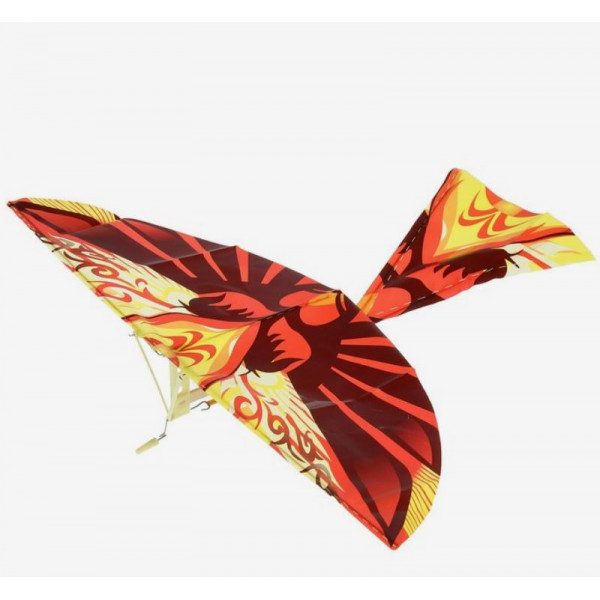 Змей воздушный Летающая птица Узор на резиномоторном двигателе 41х30см - фото 1 - id-p208274926