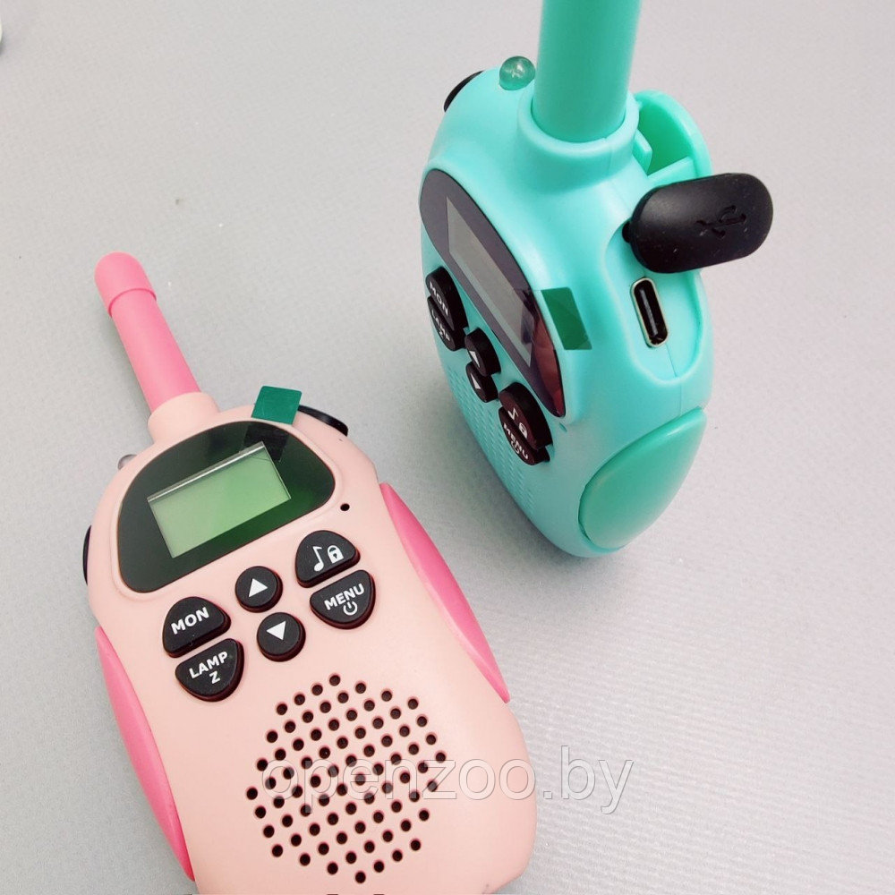 Комплект детских раций Kids walkie talkie (2 шт, радиус действия 3 км) - фото 9 - id-p208274952