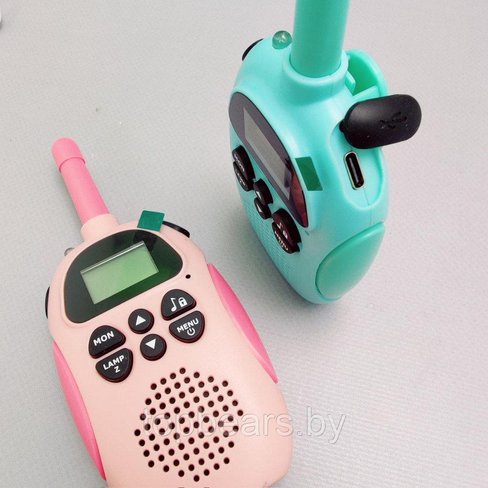 Комплект детских раций Kids walkie talkie (2 шт, радиус действия 3 км) - фото 9 - id-p208275245