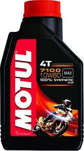 Масло моторное синтетика Motul 7100 10W60 4T , 1 литр