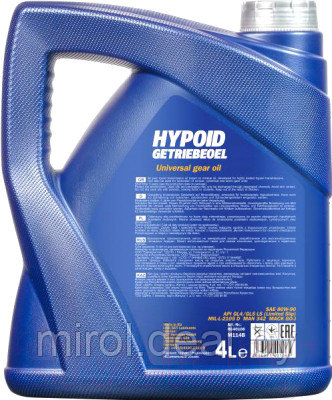 Трансмиссионное масло Mannol Hypoid 80W90 GL-4/GL-5 LS / MN8106-4 - фото 2 - id-p208284487