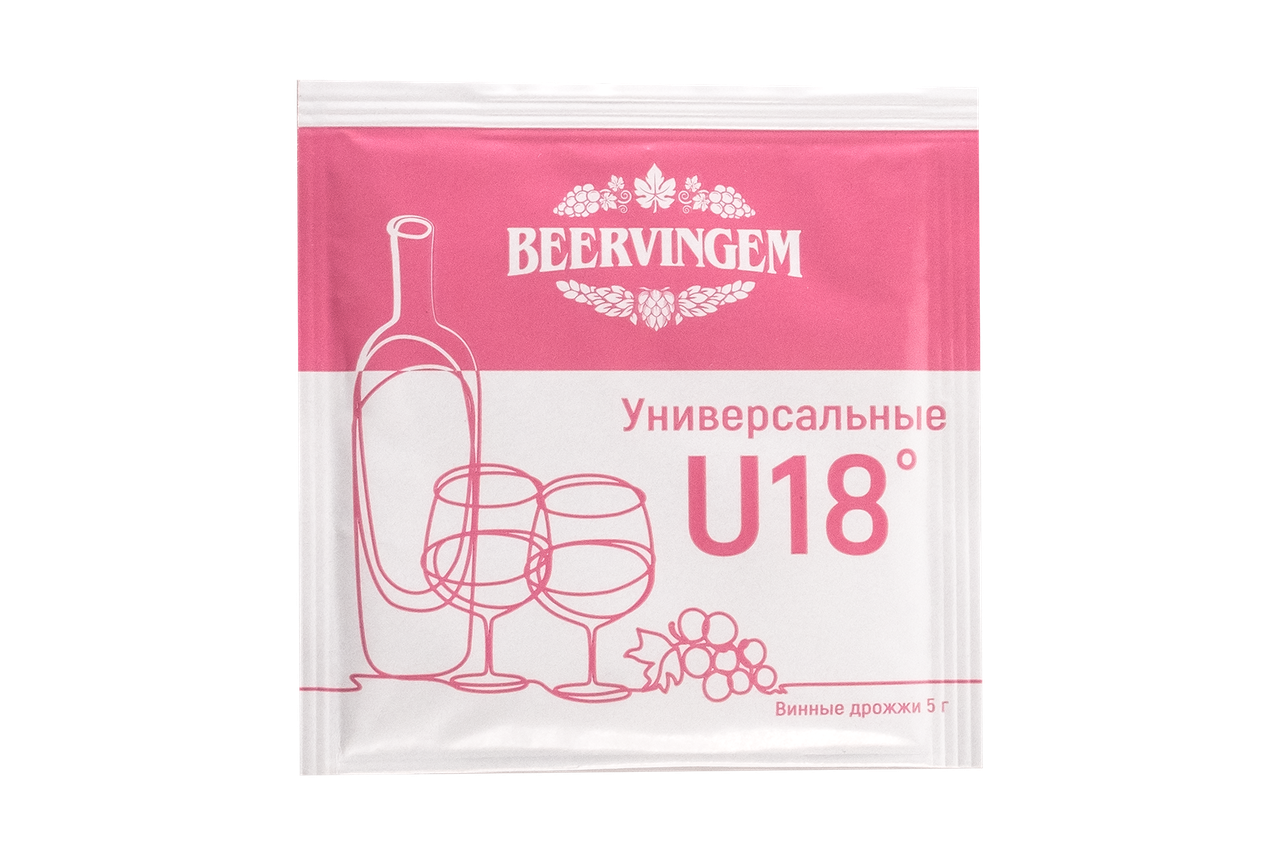 Дрожжи винные Beervingem "Universal U18", 5 г - фото 1 - id-p208289248