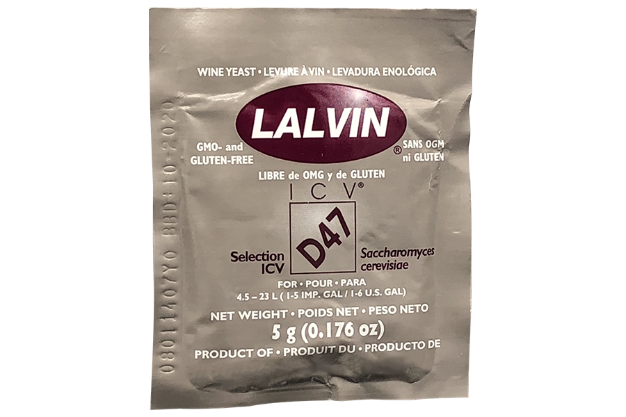 Дрожжи винные Lalvin "ICV/D47", 5 г - фото 1 - id-p208289253