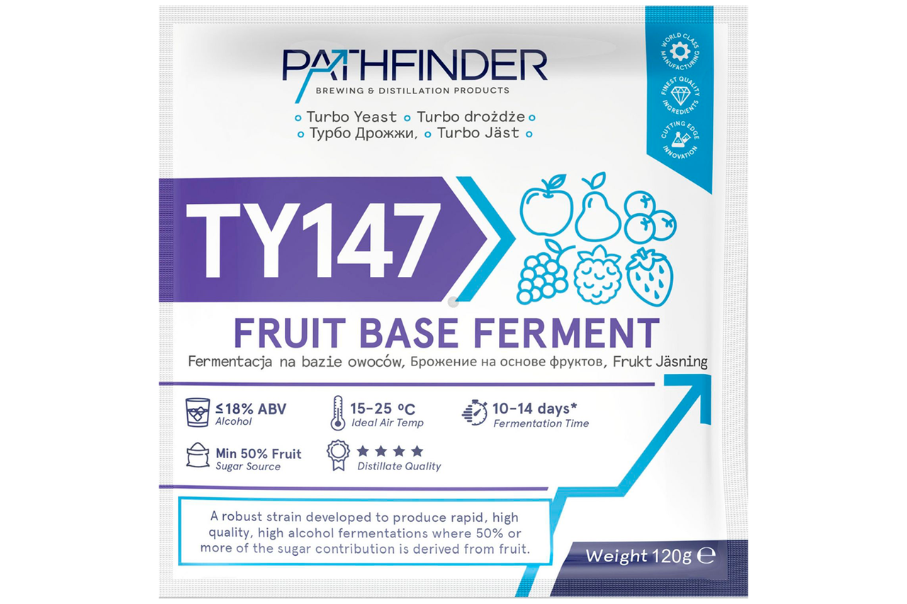 Дрожжи спиртовые Pathfinder TY147 "Fruit Base Ferment", 120 г - фото 1 - id-p208289542