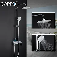 Душевая система Gappo G2402-8 белый/ хром