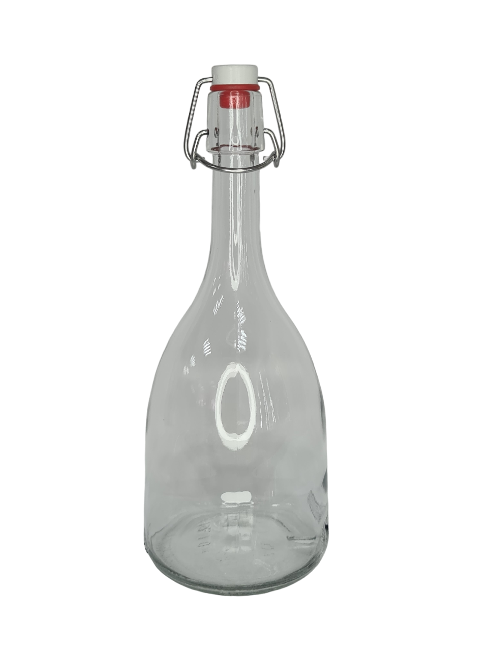 Бутылка под бугельную пробку БАБЛ, 1 литр с пробкой - фото 1 - id-p208289792