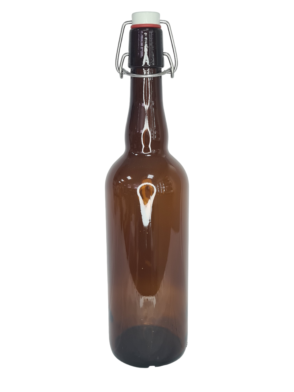 Бутылка под бугельную пробку, 0,75 л (темная, без пробки) - фото 1 - id-p208289795