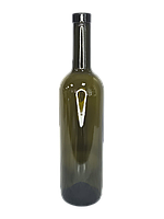 Винная бутылка Бордо, 0,75 (оливковое стекло)