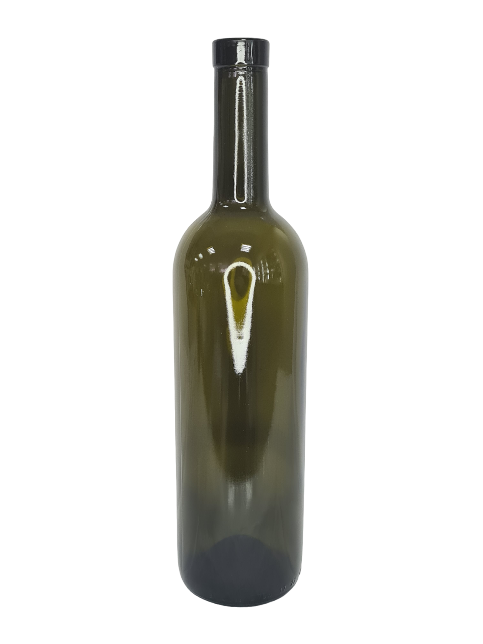 Винная бутылка Бордо, 0,75 (оливковое стекло) - фото 1 - id-p208289796