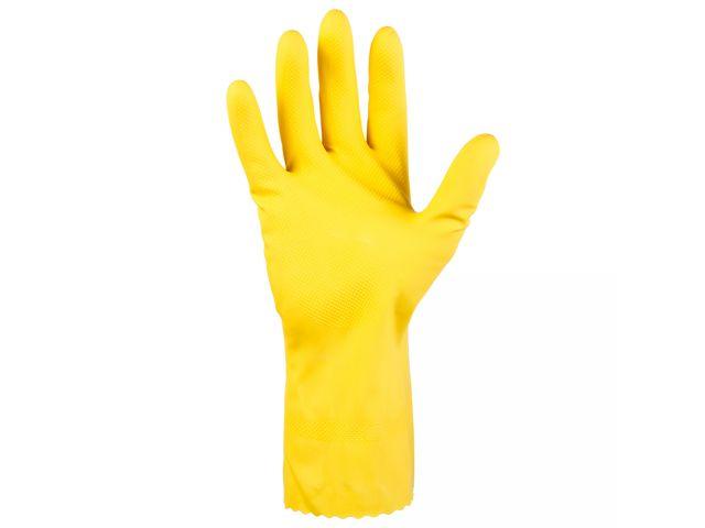 Перчатки К50 Щ50 латексн. защитные промышлен., р-р 10/XL, желтые, Jeta Safety (индив. уп) - фото 1 - id-p208111146