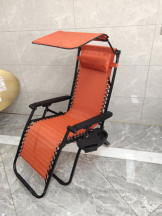 Кресло-шезлонг складное 178х66x112 см. (HY1005), фото 2