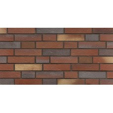 Кирпич клинкерный ABC-klinkergruppe, Norddeich rot-blau-sandfarben-bunt genarbt-besandet NF 9105