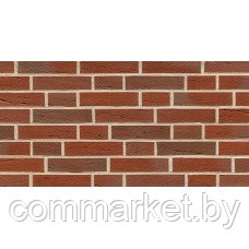 Клинкерный кирпич ABC-klinkergruppe, Tecklenburg bunt geflammt handform-besandet NF 0559