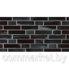Клинкерный кирпич ABC-klinkergruppe, Hamburg schwarz-blau-bunt Kohlebrand glatt NF 8954