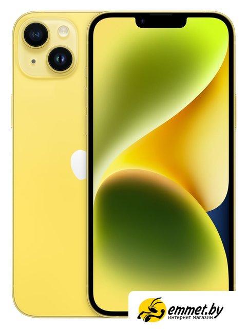 Смартфон Apple iPhone 14 Plus 256GB (желтый) - фото 1 - id-p208300221