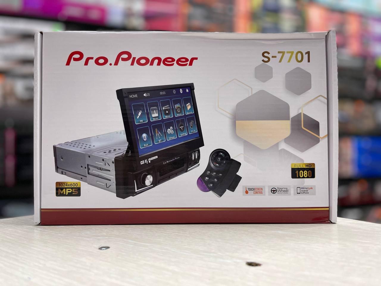 Магнитола выдвижной экран 7" Pro.Pioneer S-7703 - фото 2 - id-p205713661