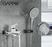 Смеситель для ванны Gappo G3203-8 белый/хром