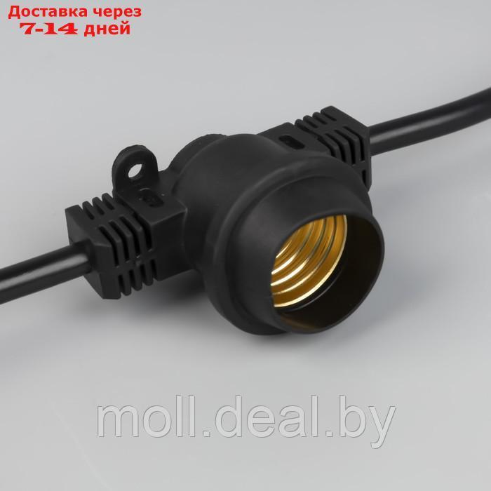 БЕЛТ ЛАЙТ PRO. IP65, УМС, 10 м, Н.Т., 2W, шаг 40 см, Е27, фиксинг 220V - фото 2 - id-p208274076