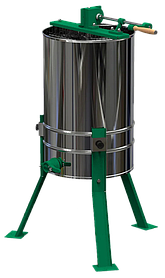 Медогонка "Малютка" 2-х рамочная не оборотная на ножках (клапан нержавейка)