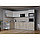 Кухня Интерлиния Мила Лайт 1,68х2,8 белый/дуб серый, фото 2