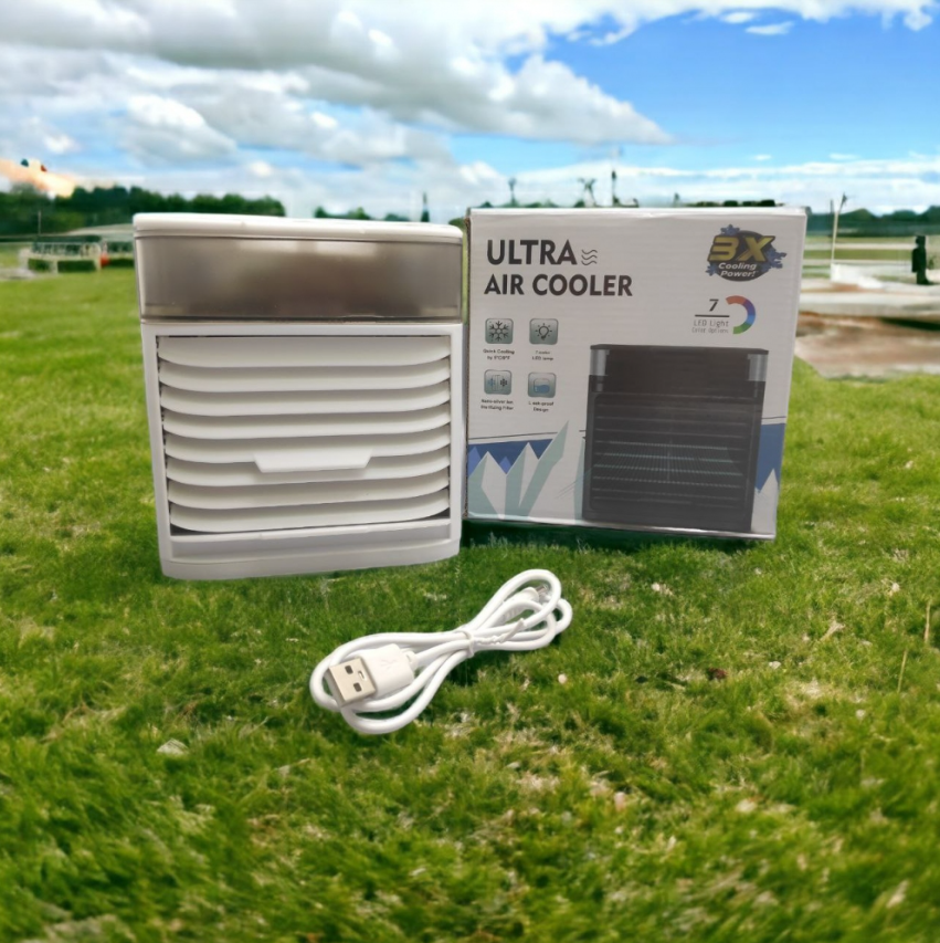 Мини кондиционер Ultra Air Cooler / Охладитель воздуха (3 режима, 7 цветов LED - подсветки) - фото 10 - id-p208305300