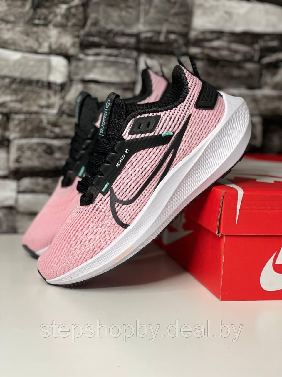 Кроссовки Nike Air Zoom Pegasus 40 Pink/black 38 - фото 1 - id-p208305418