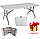 Стол складной, пластиковый Angioletto 180 см, ZL-Z180-2, фото 5