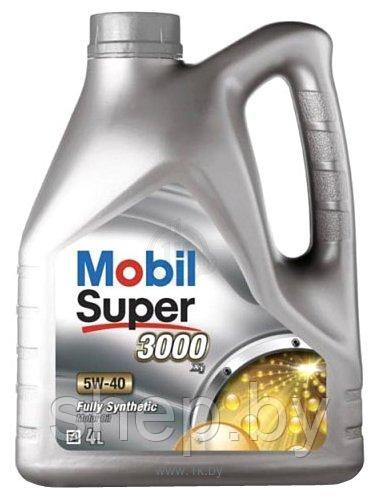 Моторное масло Mobil Super 3000 Х1 5W40 4L - фото 1 - id-p208307124
