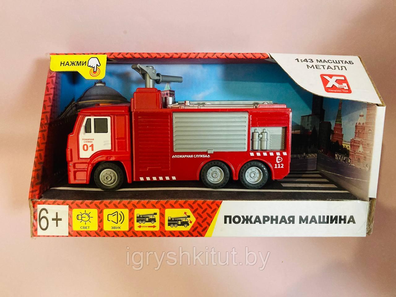 Игрушка Пожарная машина со световыми и звуковыми эффектами - фото 1 - id-p208307388