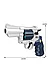 Игрушечный револьвер ZP-5 с мягкими пулями, фото 2