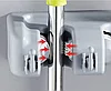 Настенный держатель - органайзер уборочного инвентаря (метлы, швабры, веника) Broom Holder с 6-ю крючками, фото 10
