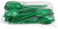 Ложки одноразовые столовые «ИнтроПластик» длина 165 мм, 100 шт., зеленые