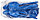 Ложка одноразовая столовая «ИнтроПластик» длина 165 мм, 100 шт., синяя, фото 2