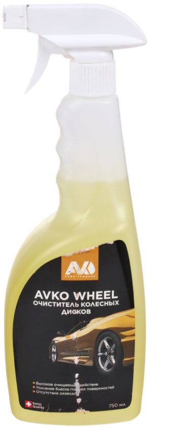 Очиститель колесных дисков Avko Wheel 750 мл - фото 2 - id-p208307725