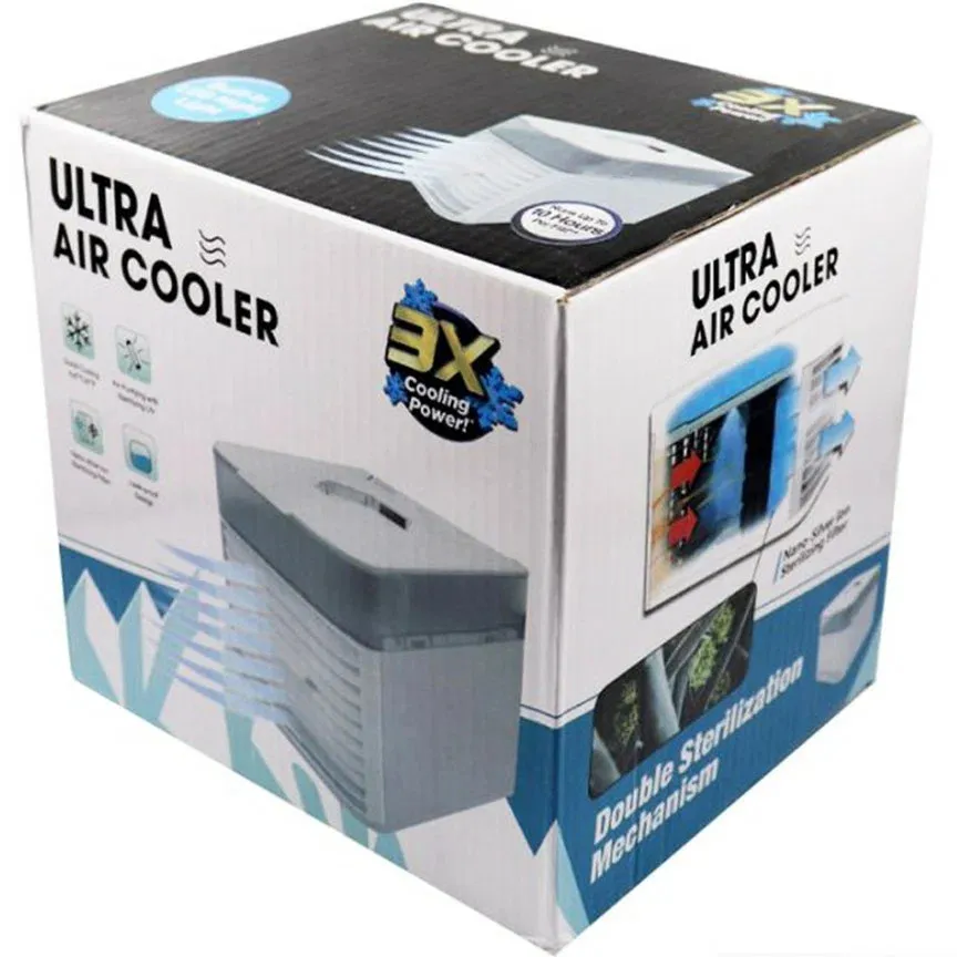 Мини кондиционер Ultra Air Cooler / Охладитель воздуха (3 режима, 7 цветов LED - подсветки) - фото 3 - id-p208309683