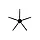 Боковая щетка на 5 лучей для робота-пылесоса Roborock Xiaowa E2, черная 558593, фото 2