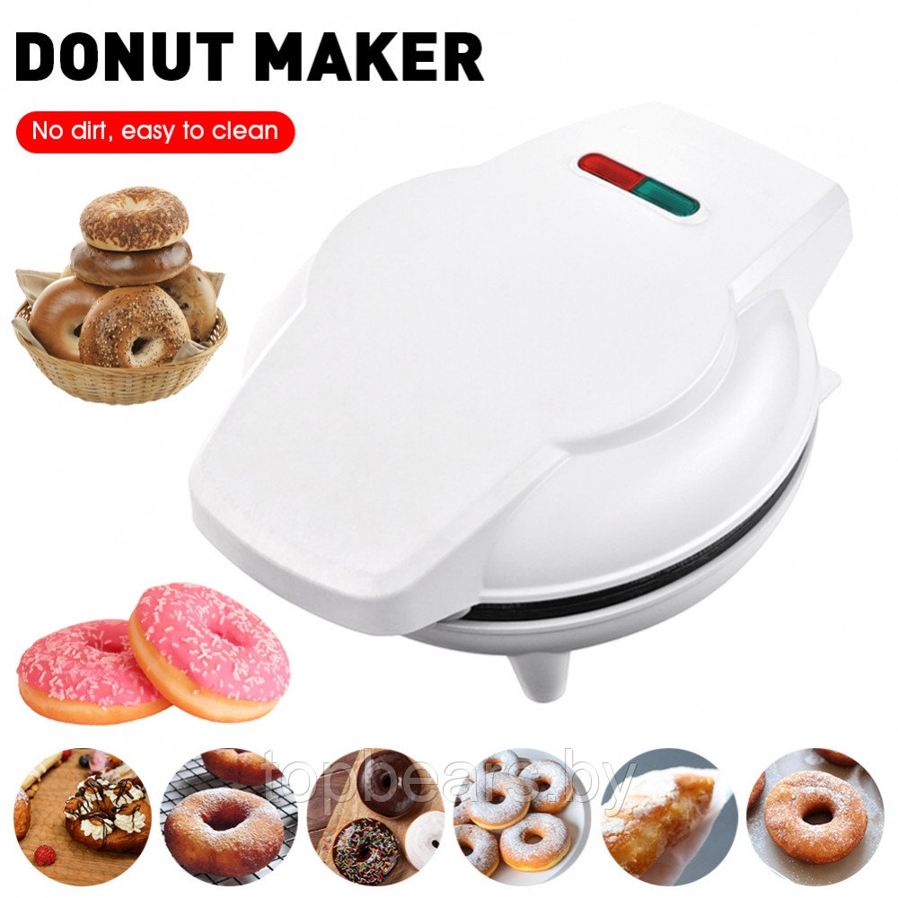 Аппарат для выпечки мини-пончиков Donut Maker KC-TTQ-1 на 7 форм, 1200W - фото 2 - id-p208309778