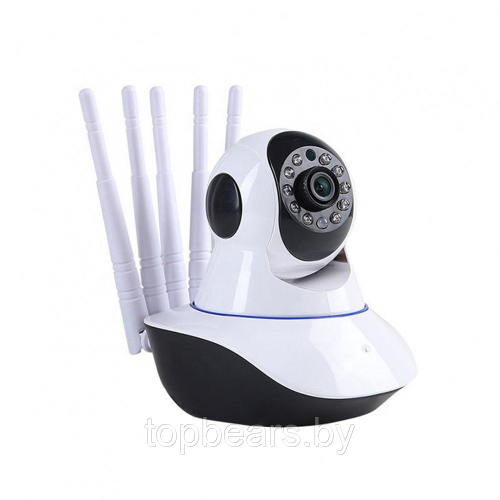 Беспроводная видеокамера Intelligent camera Wi Fi (день/ночь, датчик движения, видеоняня, 5 усиленных антенн - фото 8 - id-p208309781