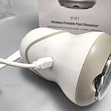 Аппарат по уходу за кожей стоп Wireless Portable Foot Sharpener S161 (2 режима работы, 3 насадки) / Пемза, фото 10