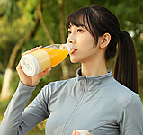Портативный ручной бутылка-блендер для смузи Mini JuiceА-578, 420 ml  Белый, фото 7