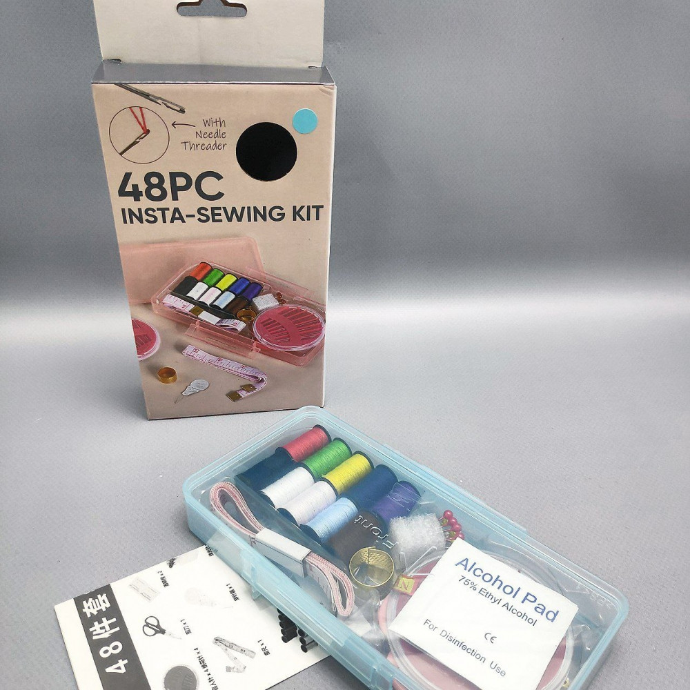 Швейный дорожный набор 48PC INSTA-SEWING KIT (48 предметов) - фото 4 - id-p208310330