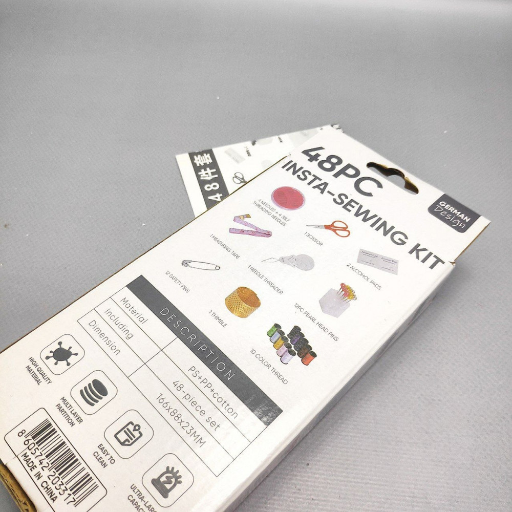Швейный дорожный набор 48PC INSTA-SEWING KIT (48 предметов) - фото 7 - id-p208310330