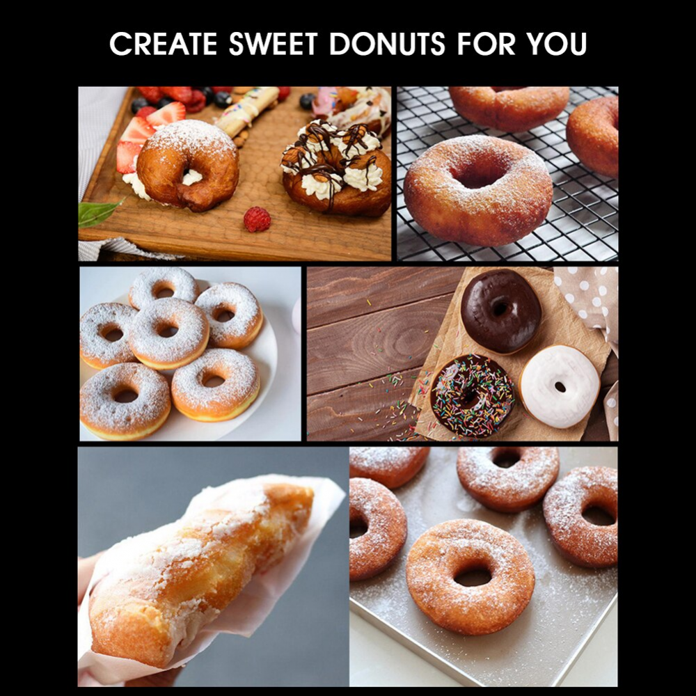Аппарат для выпечки мини-пончиков Donut Maker KC-TTQ-1 на 7 форм, 1200W - фото 6 - id-p208310333