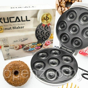 Аппарат для выпечки мини-пончиков Donut Maker KC-TTQ-1 на 7 форм, 1200W - фото 1 - id-p208310662