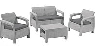 Набор уличной мебели СORFU II SET-GRY933-std серый
