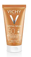 Солнцезащитная матирующая эмульсия для лица Vichy Capital Soleil SPF 50, 50 мл