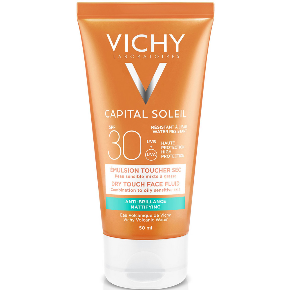 Матирующая эмульсия для лица Vichy Capital Soleil SPF 30, 50 мл - фото 1 - id-p208314162