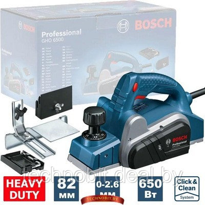 Рубанок Bosch GHO 6500 Professional (0601596000) - фото 1 - id-p162641042
